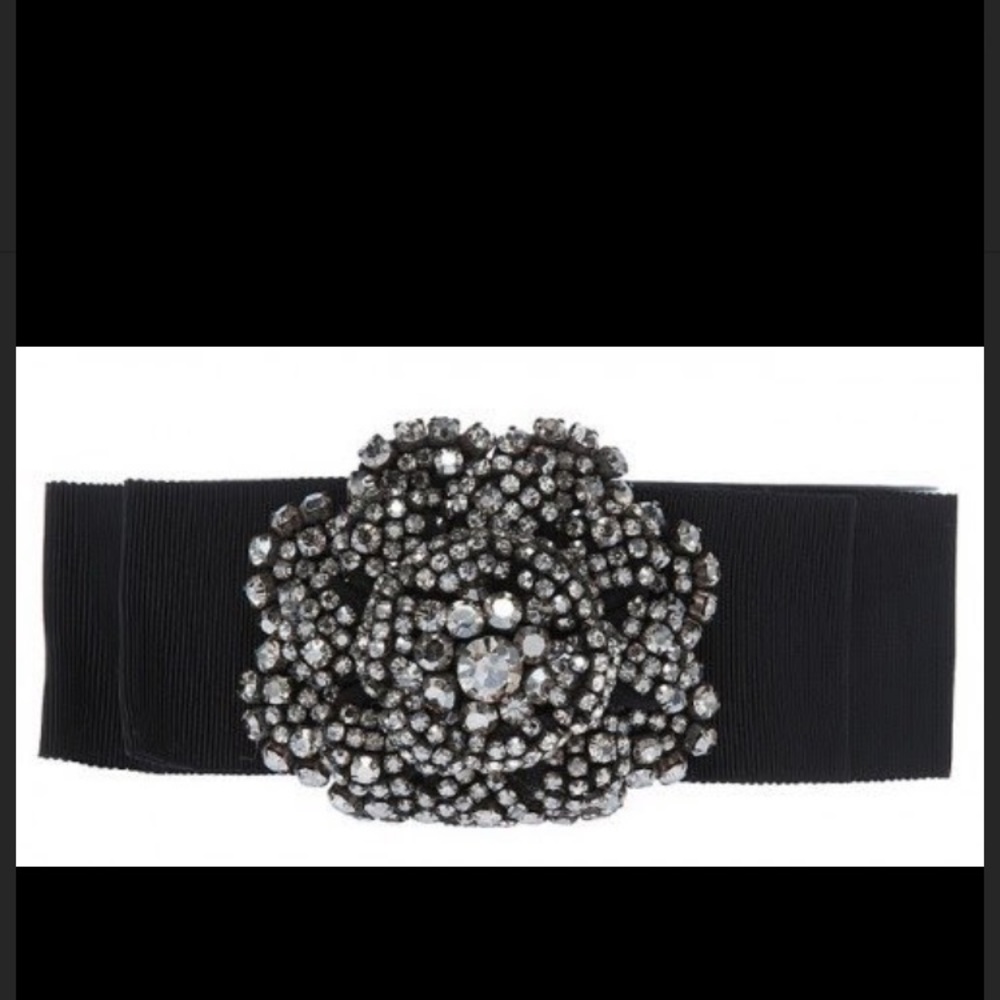 Temperley London crystal bow belt size US 2